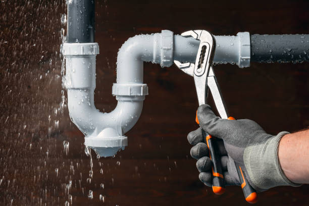 Professional Drain Cleaning technician working in White Oak, NC